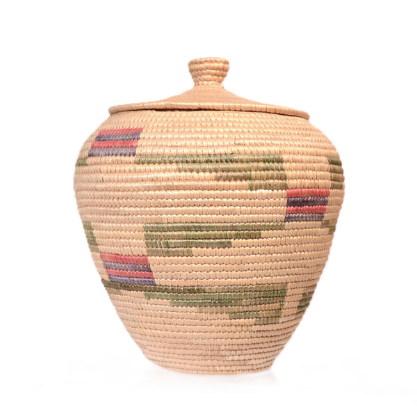 Yupik Hooper Bay Lidded Basket