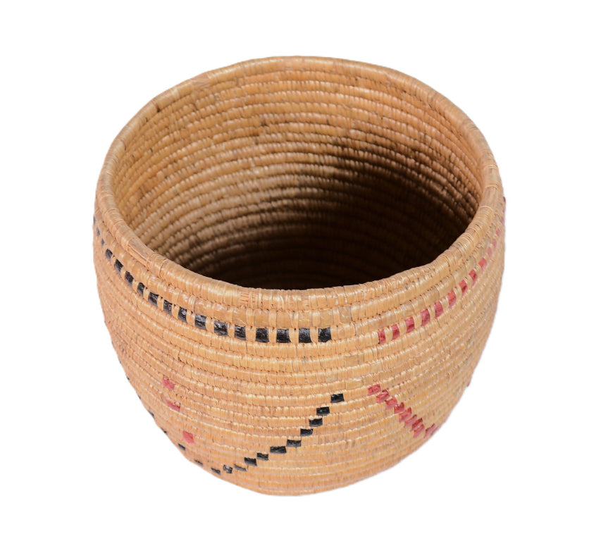 Yupik Basket with Seal Gut