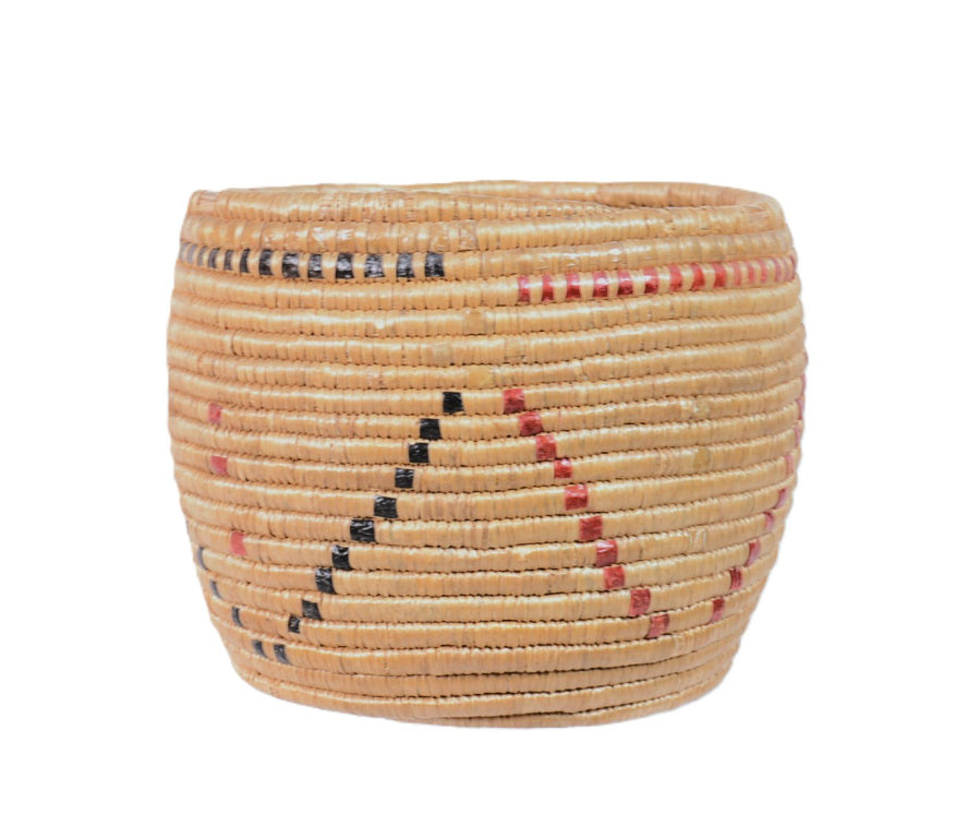 Yupik Basket with Seal Gut
