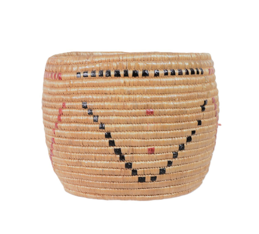 Yupik Basket with Seal Gut