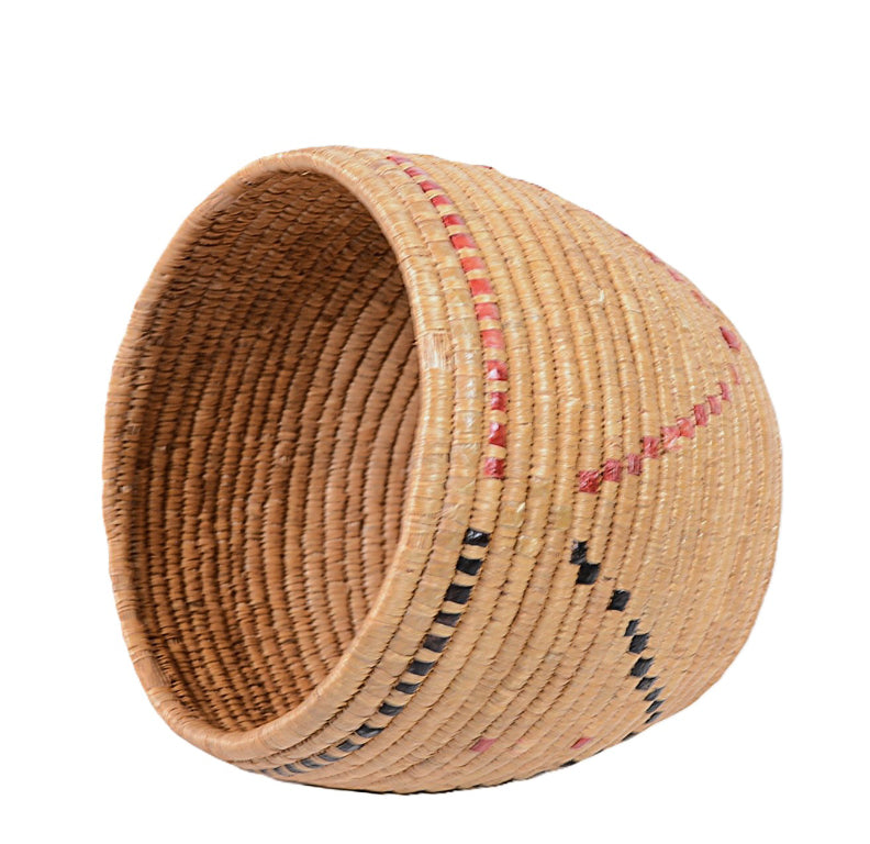 Yupik Basket with Seal Gut