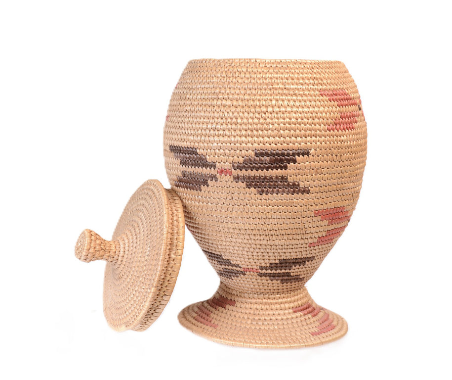 Yupik Hooper Bay Lidded Basket