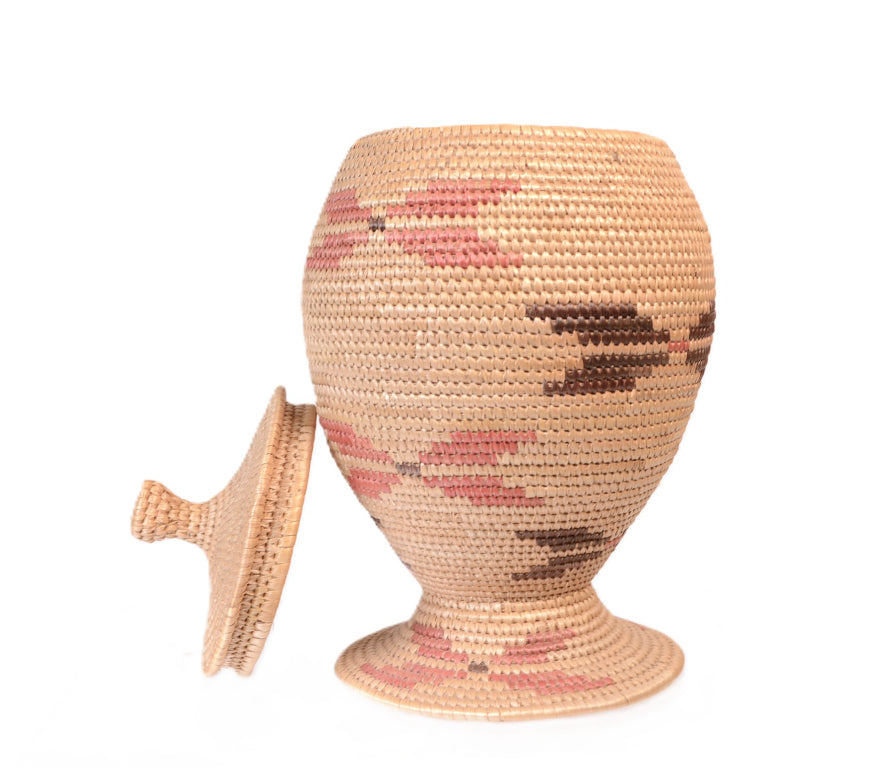 Yupik Hooper Bay Lidded Basket