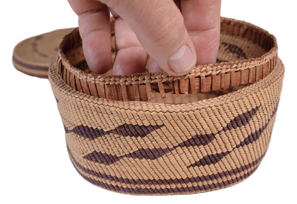 Makah Basket with Lid
