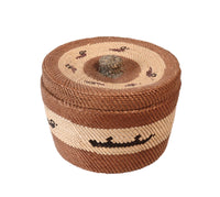 Makah Neah Bay Lidded Basket