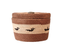 Makah Neah Bay Lidded Basket