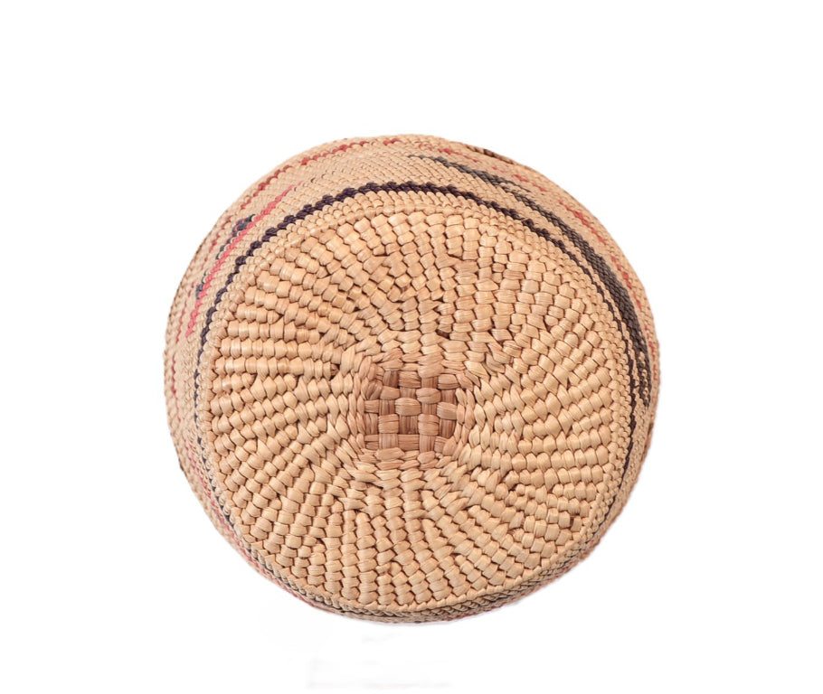 Nootka Lidded Basket By Mary Moses