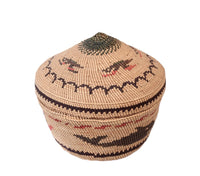 Nootka Lidded Basket By Mary Moses