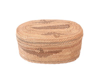 Makah Oval Lidded Basket