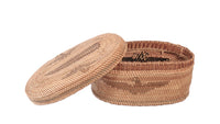 Makah Oval Lidded Basket
