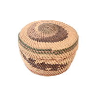 Nootka Round Lidded Basket