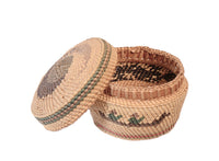 Nootka Round Lidded Basket