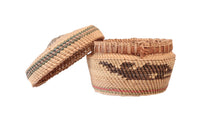 Nootka Round Lidded Basket