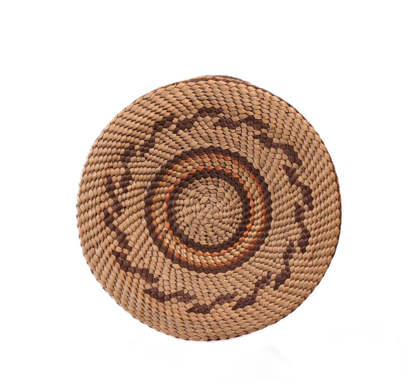 Makah Round Lidded Basket