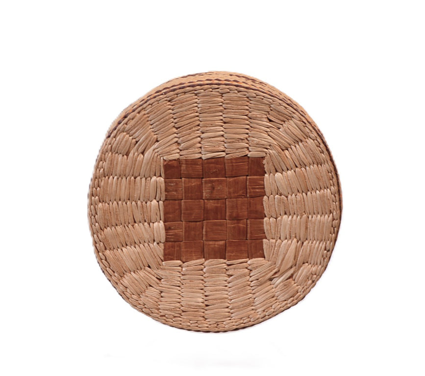 Makah Round Lidded Basket