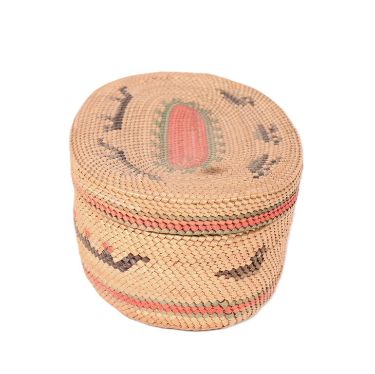 Makah Oblong Basket with Lid