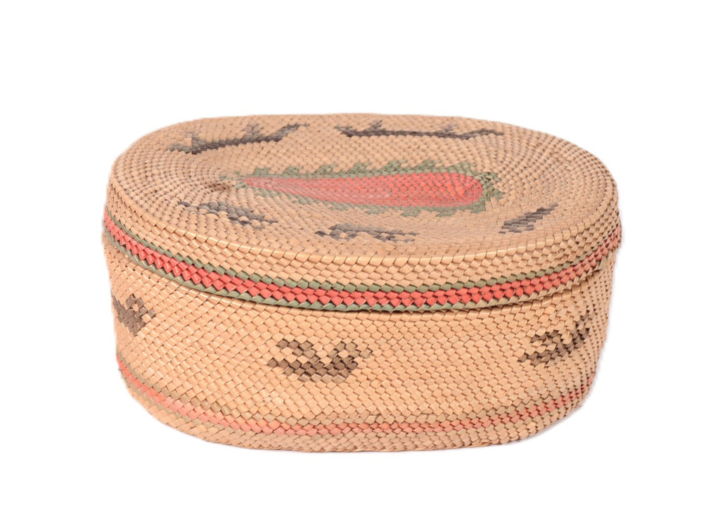 Makah Oblong Basket with Lid