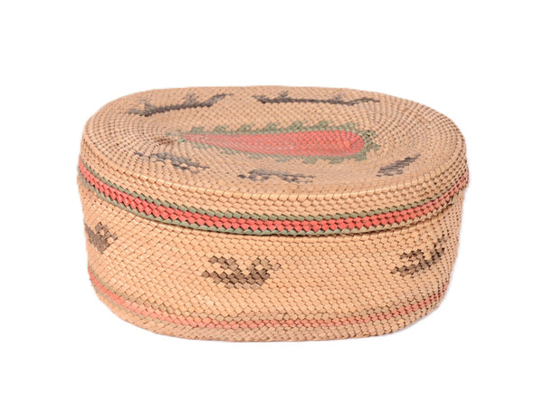 Makah Oblong Basket with Lid