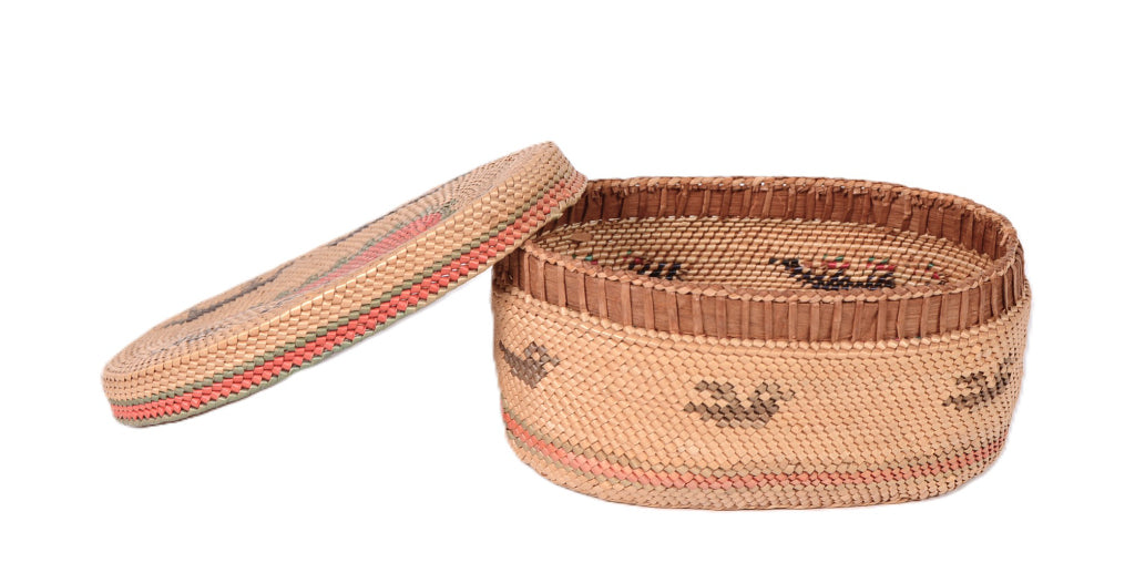 Makah Oblong Basket with Lid