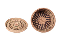 Makah Round Basket with Lid