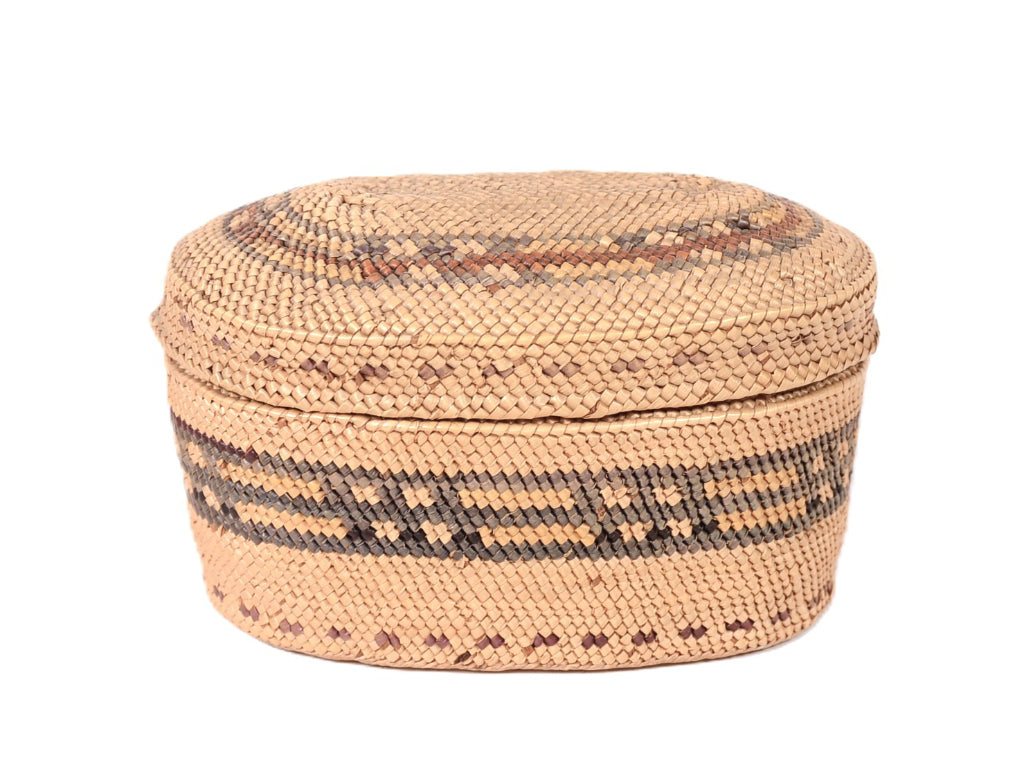 Makah Oblong Basket with Lid