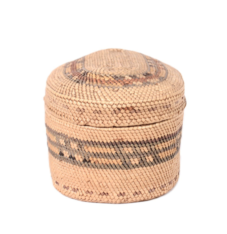 Makah Oblong Basket with Lid