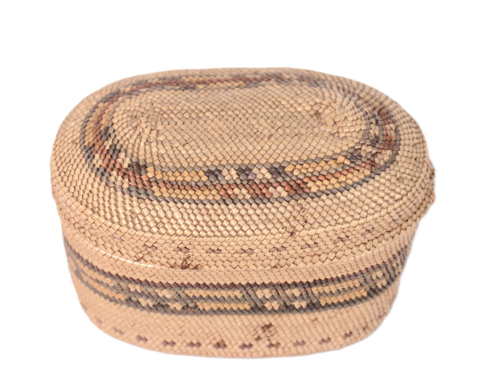 Makah Oblong Basket with Lid