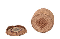 Makah Round Basket with Lid