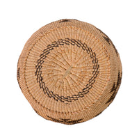 Klamath Twined Tule Basket