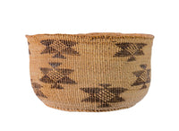 Klamath Twined Tule Basket
