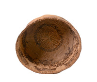 Klamath Twined Tule Basket