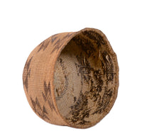 Klamath Twined Tule Basket