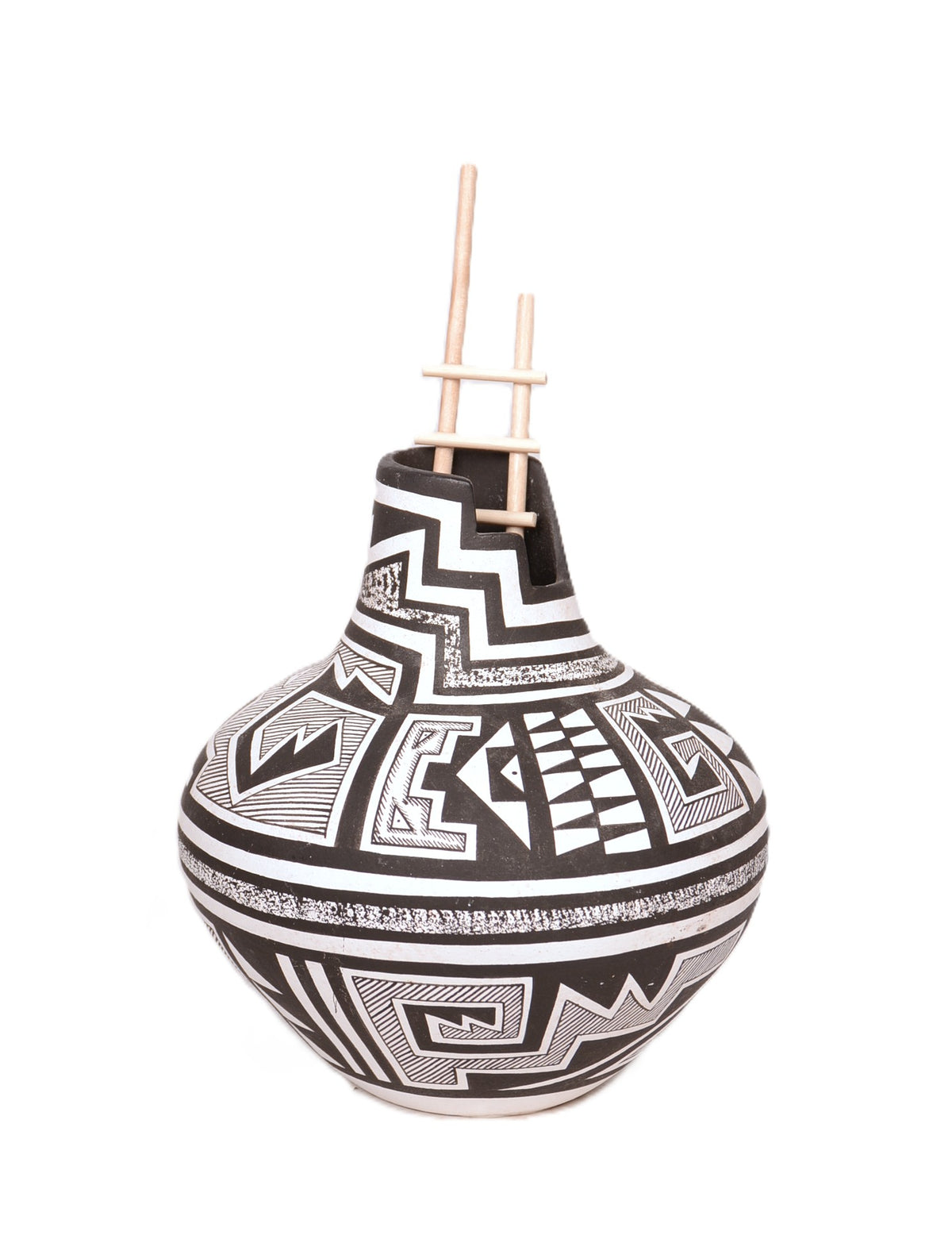 Navajo Pottery Jar By Westly Begay