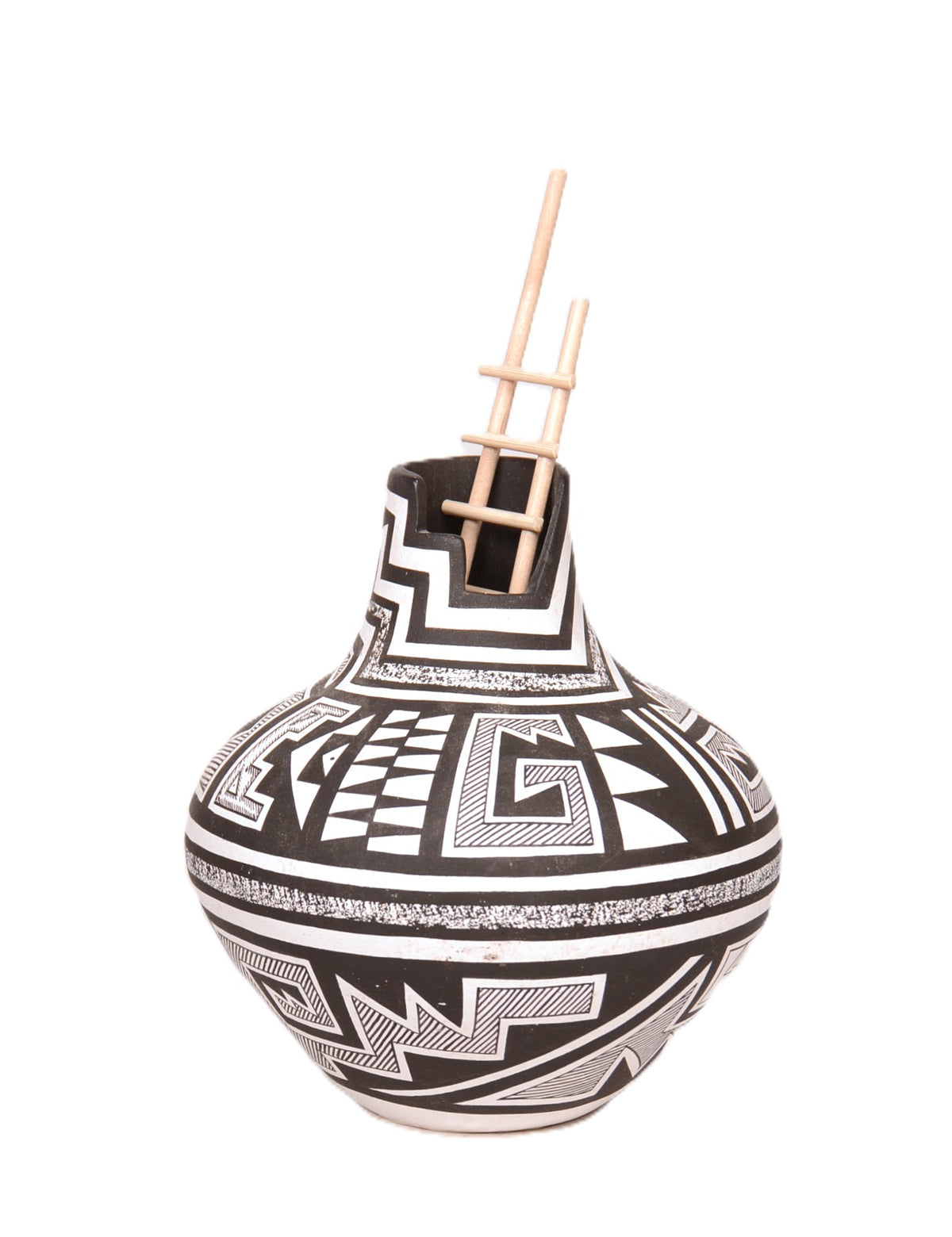 Navajo Pottery Jar By Westly Begay