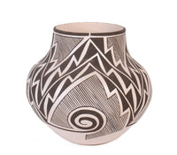 Laguna Pueblo Pottery Jar By Myron Sarrcino