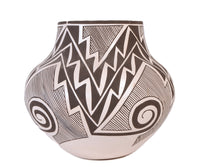 Laguna Pueblo Pottery Jar By Myron Sarrcino