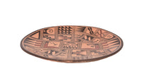 Hopi Pueblo Pottery Plate By Louden Silas
