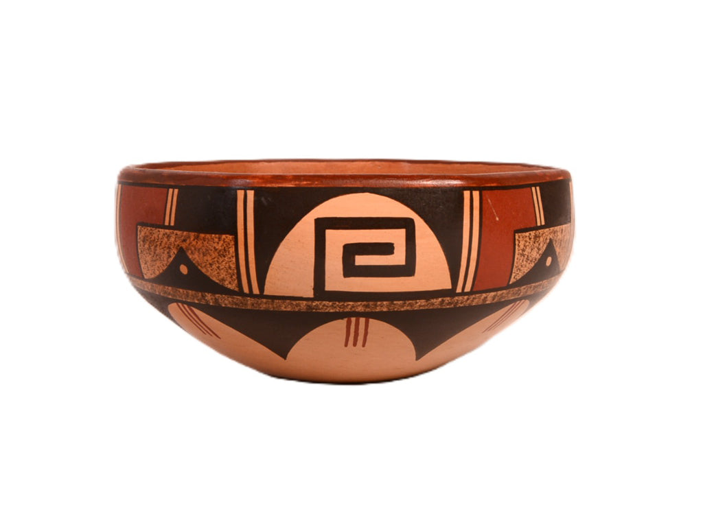 Hopi Pueblo Bowl Pottery By Stetson Setalla