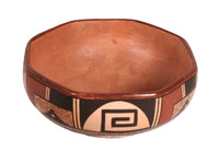 Hopi Pueblo Bowl Pottery By Stetson Setalla