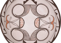 Zuni Pueblo Pottery Dough Bowl By Bobby Silas
