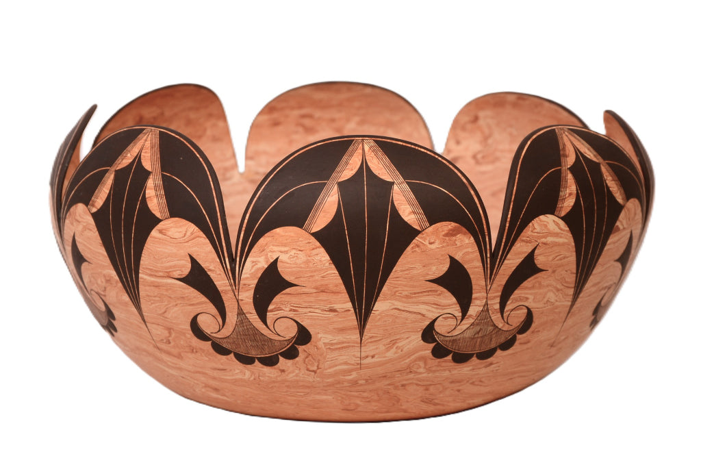 Laguna Pueblo Pottery Bowl By Calvin Analla Jr.
