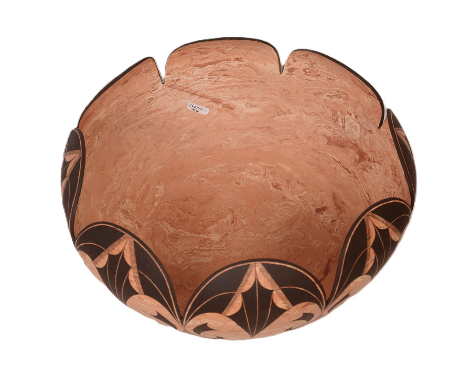 Laguna Pueblo Pottery Bowl By Calvin Analla Jr.