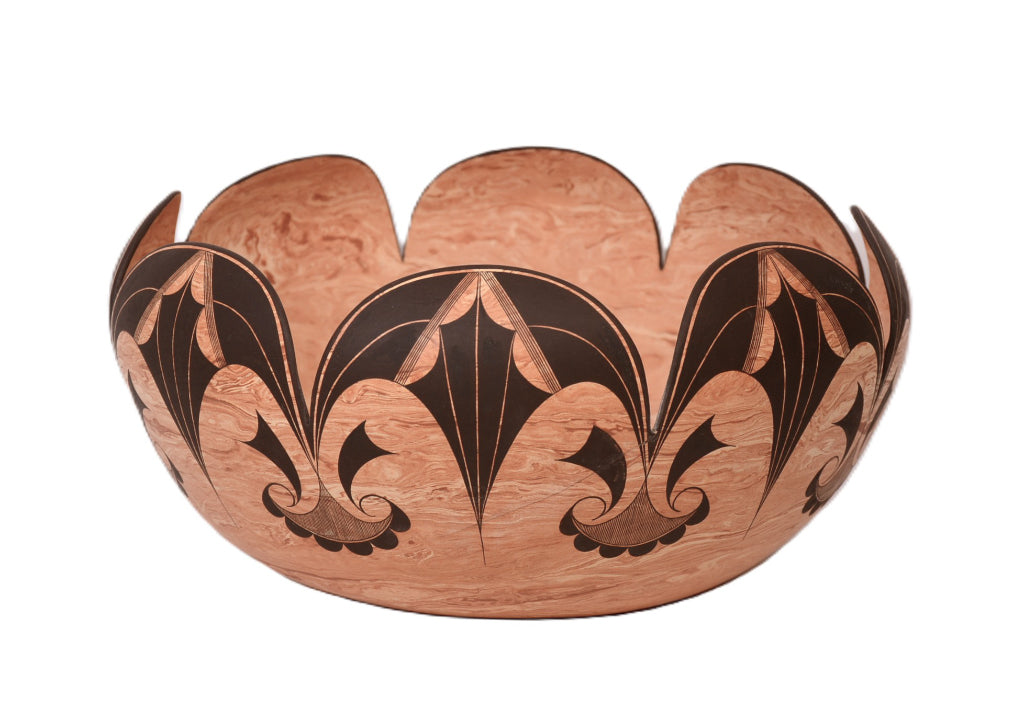 Laguna Pueblo Pottery Bowl By Calvin Analla Jr.
