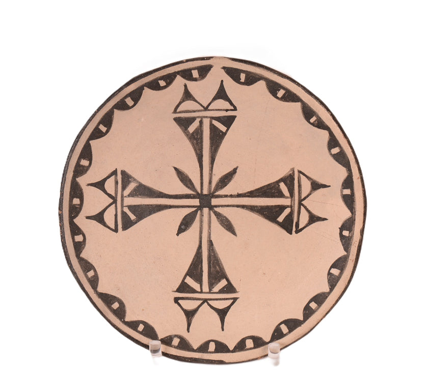 Santo Domingo Tewa Pueblo Pottery Plate