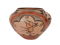 Zia Pueblo Pottery Jar By Ruby Pamana