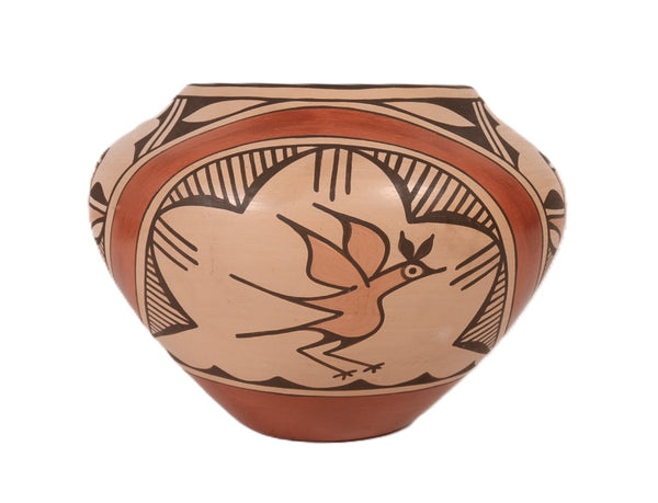 Zia Pueblo Pottery Jar By Ruby Pamana