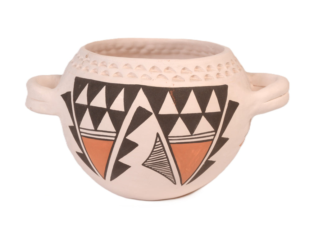 Acoma Pueblo Polychrome Pottery Jar By Beverly Garcia