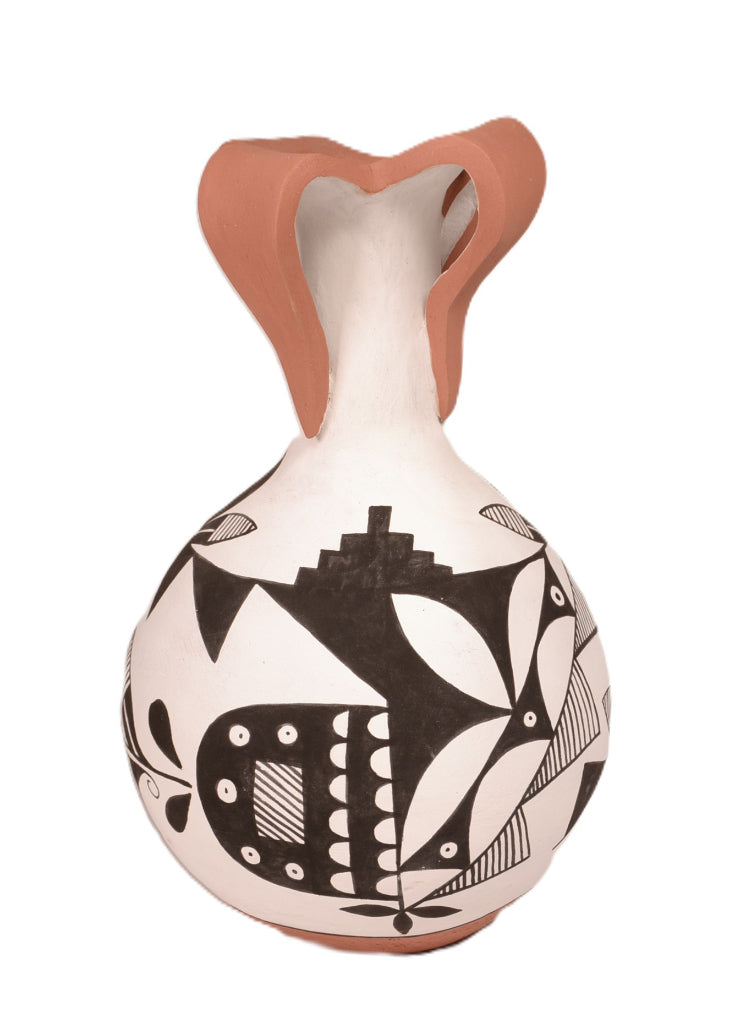 Jemez Pueblo Pottery Vase By Clifford Fragua