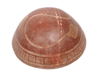 Mayan Red on Buff Pottery