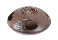 Navajo Pottery with Dream Catcher By Fernandez Benally